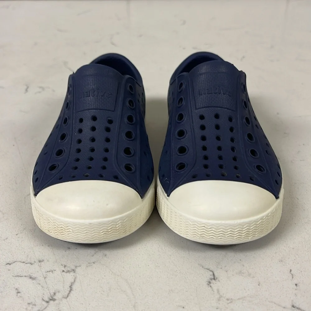 Native Jefferson Slip-on Sneakers Toddler/Little Kid Water Shoe Navy Blue Size 7